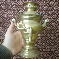 سماور عتیقه زعالی ۲۵سانتی