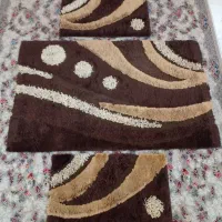 فرش فانتزی ۱ ×۱/۵ به همراه ۲ عدد پادری