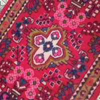 دستبافت طرح لچک ترنج لاکی ذرع و نیم