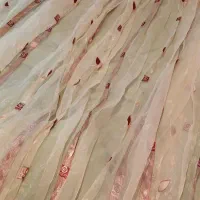 پرده شیشه ای به همراه زیر پرده ای