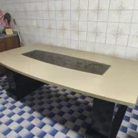 میز نهار خوری mdf چهار نفره در حد نو