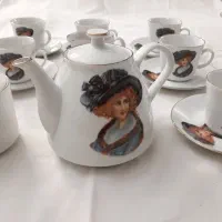 سرویس چینی چای خوری برند فانتزی خارجی ۱۷ پارچه
