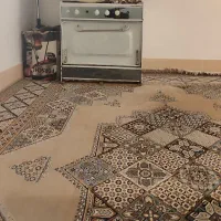 اجاق گاز پنج شعله سالم فقط شیشه اش شکسته
