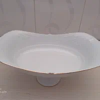 میوه خوری چینی لب طلایی سایز بزرگ