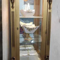بوفه گنجه با ظروف داخل