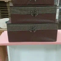 باکس لباس ۳تایی چرم