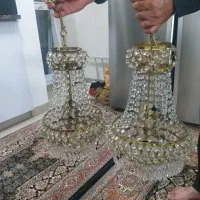 ۲ عدد لوستر آویزی