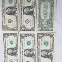 تعداد محدودی اسکناس یک دلاری