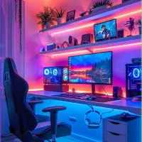 کیت نورپردازی گیمینگ RGB (ریسه آر جی بی)