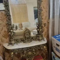 آیینه شمعدان برنجی