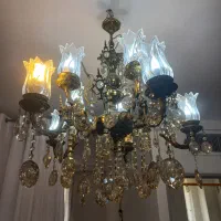 لوستر برنز ۵ شاخه ۱۰ شعله