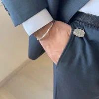 بنگل نقره عیار ۹۲۵ (زنانه و مردانه)