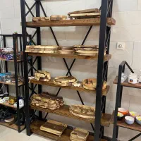 کتابخانه/قفسه/ویترین/استنددکوری/شلف دیواری