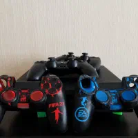 PS4 slim 1tra  دو دسته کپی خور