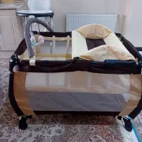 تخت و پارک کاپرا رنگ کرم قهوه ای