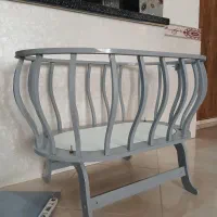 تخت گهواره ای کنار مادر کاملا نو و مناسب سیسمونی