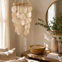 اویز /لوستر صدفی