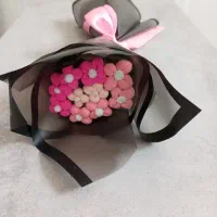 دسته گل، با گل خمیری