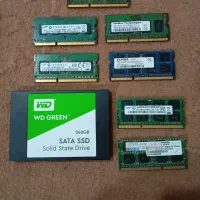 هارد ssd و لوازم جانبی لپ تاپ و pc سالم و به شرط