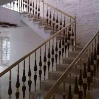 نرده پله استیل