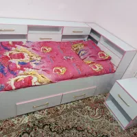 تختخواب نوجوان طرح دخترانه