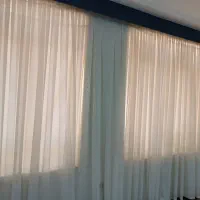 پرده حریر ساده