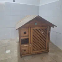 کلبه حیوانات چوبی