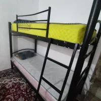 تخت دو طبقه خوابگاهی تشک رویال درحد نو