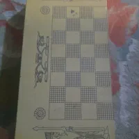تخته نرد قدیمی ولی سالم چوب باکیفیت
