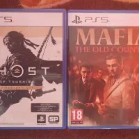 بازی Mafia و Ghost of tsushima برای ps5