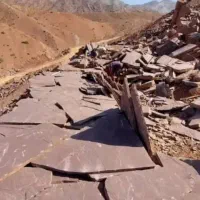 فروش سنگ لاشه اجرای سنگ مالون