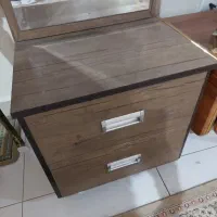 کمد۲ عدد کشو با آیینه قدی و کتابخانه