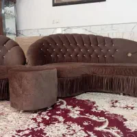 مبل دست دوم با میز عسلی ست از خود مبل