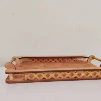 سینی چوبی جهت عضویت در کانال فروشگاه پیام بدید