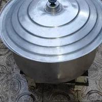 قابلمه و آبکش روحی بزرگ
