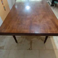 میز پذیرایی 8 نفره چوب گردو