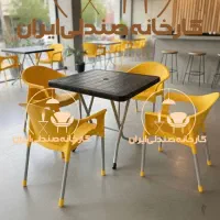 صندلی پلاستیکی اداری باغی طرح فنلاند(کارخانه)