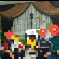 پرده با بالن