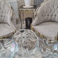 سرویس پذیرایی کریستال به همراه ۲ دست استکان