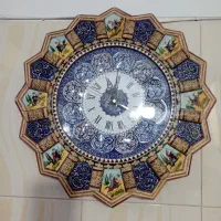 ساعت دیواری منبت ومینیاتوری