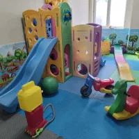 قلعه دو سرسره مناسب مهدکودک