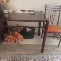 میز ناهار خوری فلزی 4نفره