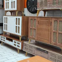 ست کنسول اینه، میز تلویزیون و جاکفشی پنجره ای