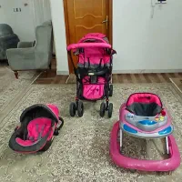 وسایل کودک شامل کالسکه ،کرییر و روروئک ۷ تومان