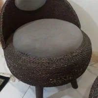میز و صندلی حصیری