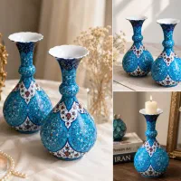 گلدان میناکاری اصل اصفهان