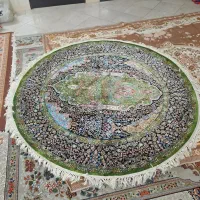 فرش نمای دستباف گرد و دوازده متری