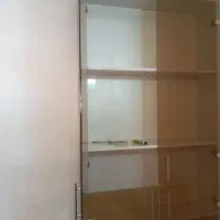 بوفه‌گلاسه‌با۴درب‌شیشه‌سکوریت‌‌اصل