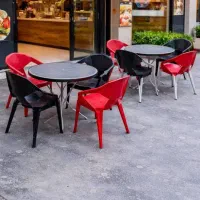 میز و صندلی پلاستیکی ناهارخوری ghafere847320/گلشهر