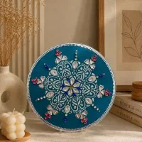 تابلو رنگ روغن جواهرکاری شده